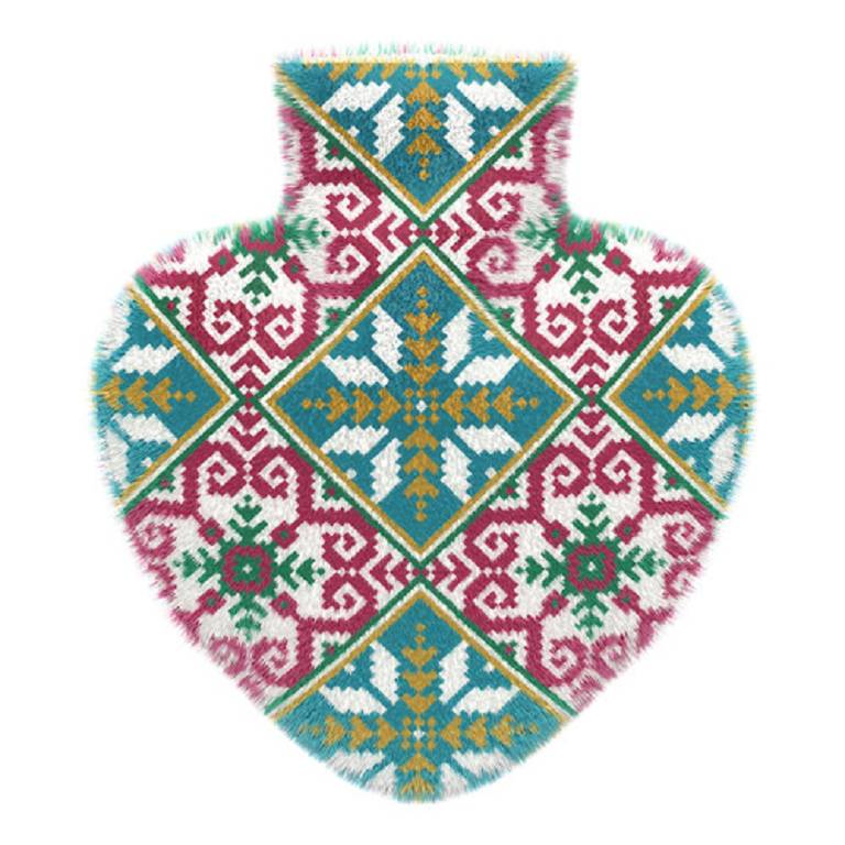 COLORS BORSA ACQ CLD CUORE BLU