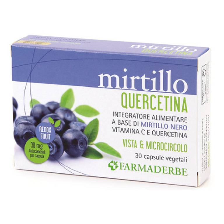 MIRTILLO QUERCETINA 30CPS VEG