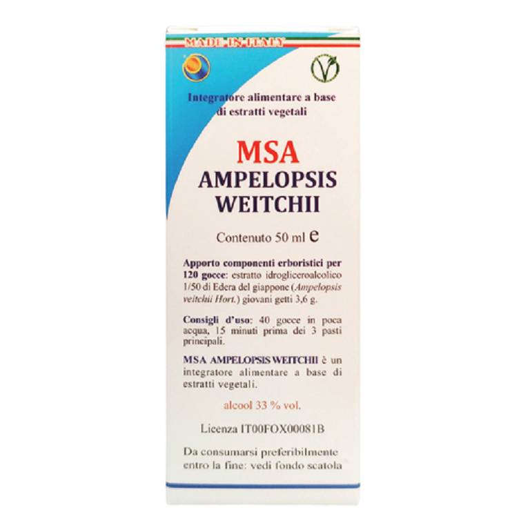 MSA AMPELOPSIS WEITC 50ML MSA AMPELOPSIS WEITC 50ML