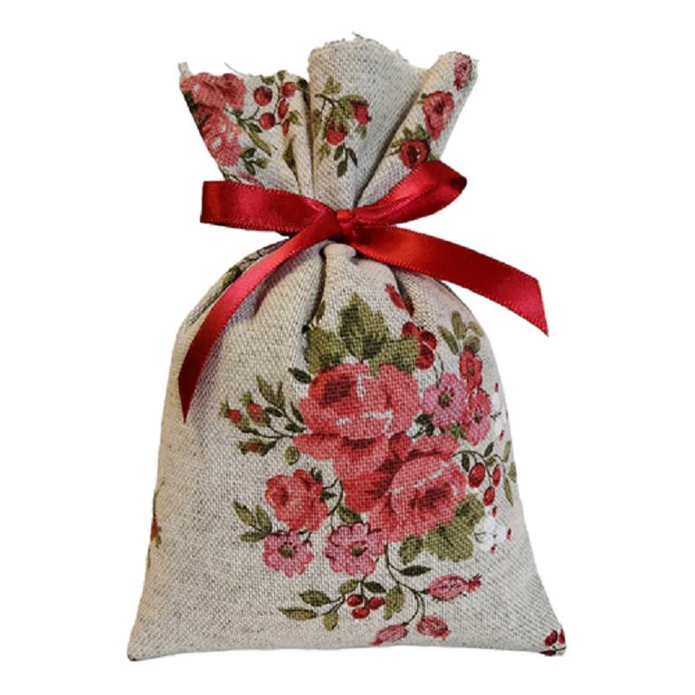 SACCHETTO ROSA FIOCCO