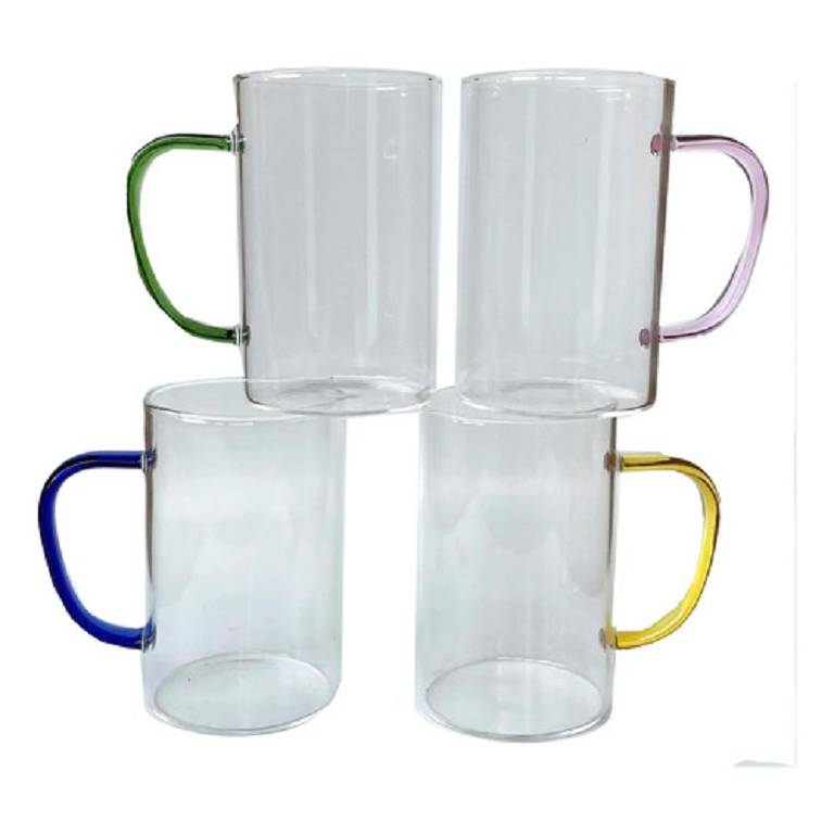 TAZZE VETRO BOROSILICATO 4PZ