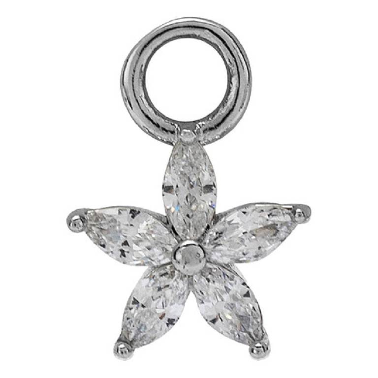 VERAME' CHARM FLORA ARGENTO