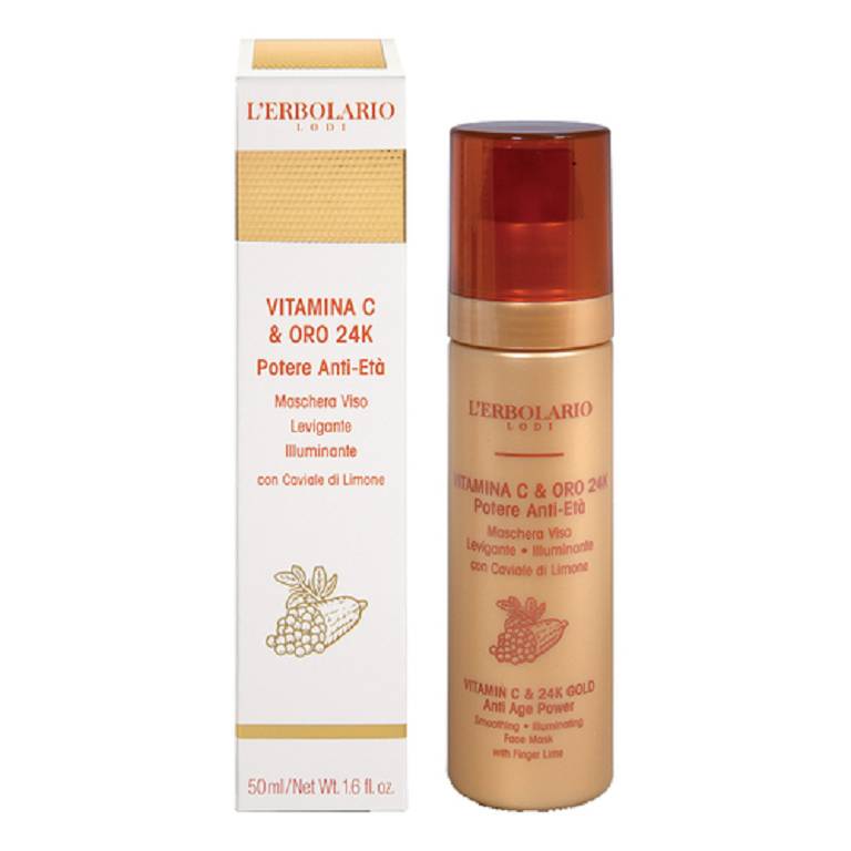 VITAMINA C&ORO MASCHERA VISO